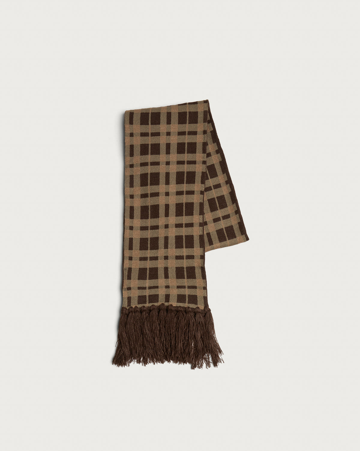Umbro Check Pattern Knitted Scarf