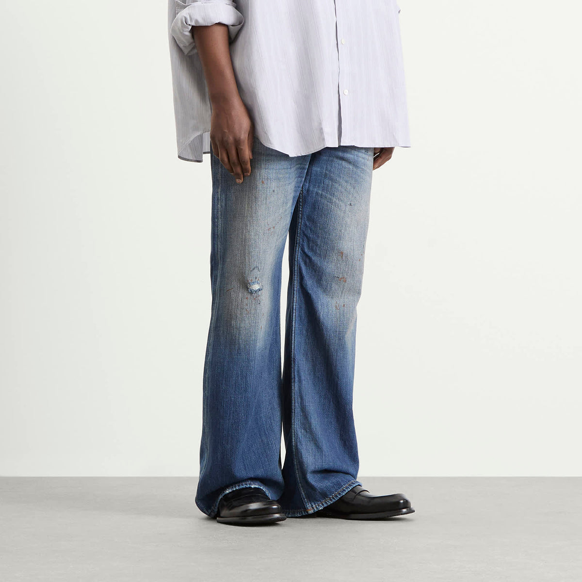 Acne Studios 2021 Blue Trafalgar Wide Leg Jeans