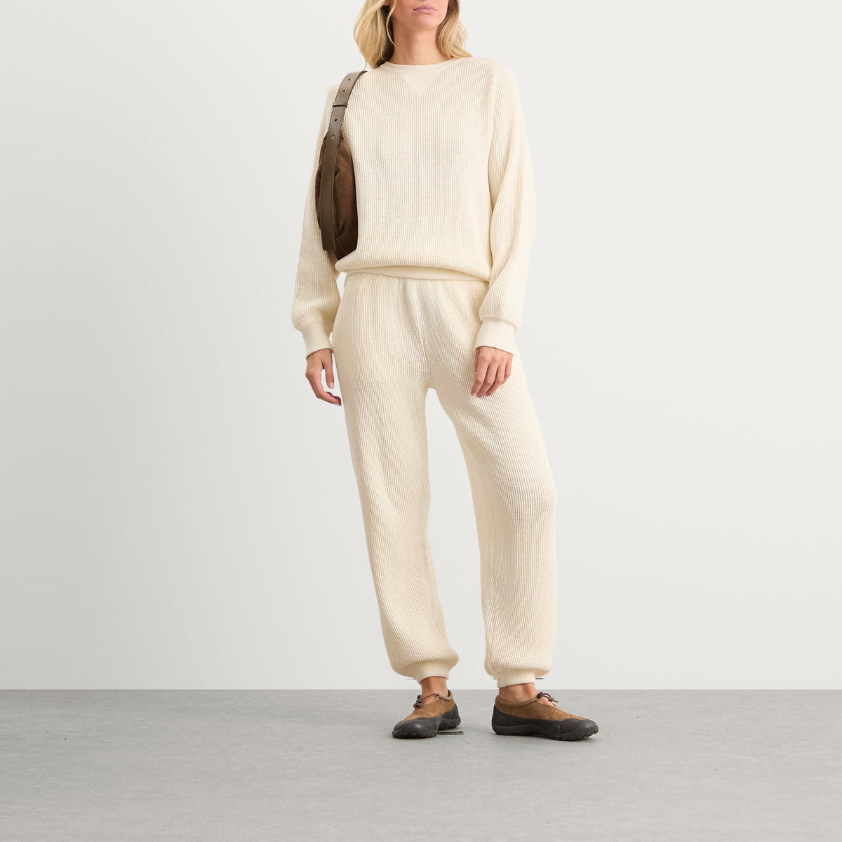 Nothing Written Waffle Knit Pants