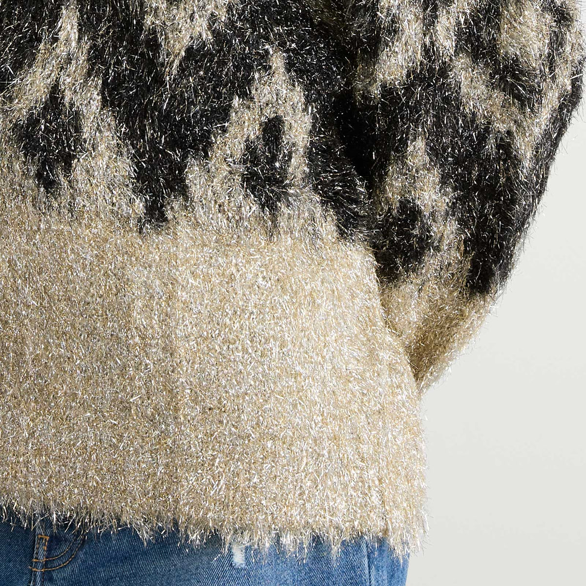 Acne Studios Kinai Tinsel Winter Jumper