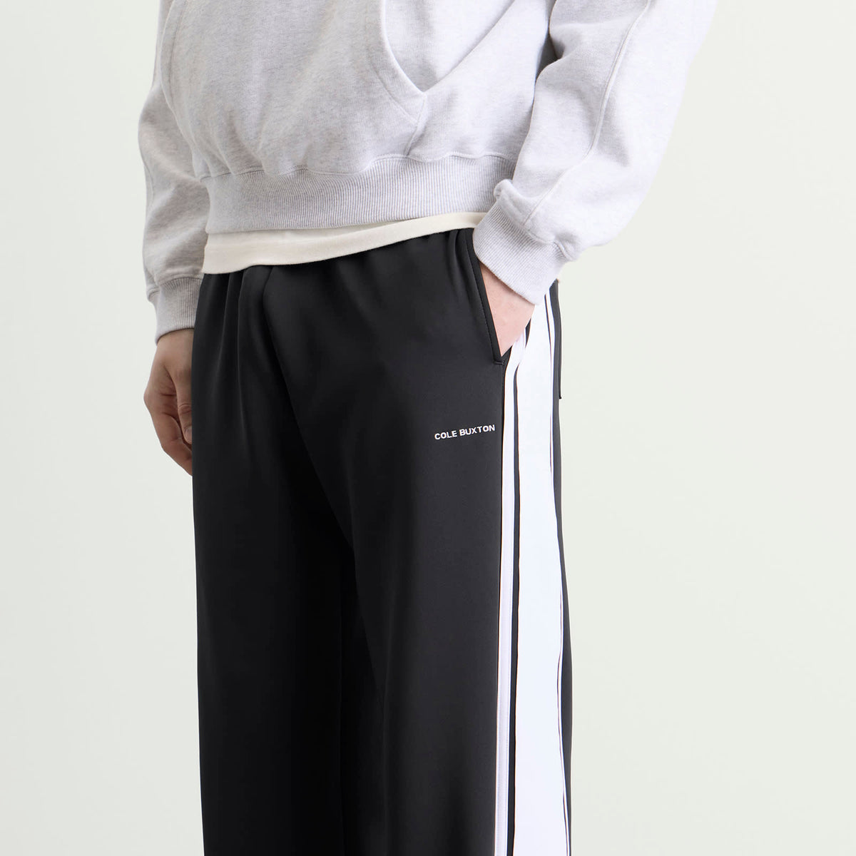 Cole Buxton Wide Stripe Sweatpants