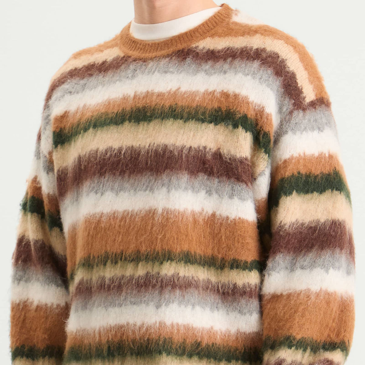 Bound Alpaca Brushed Stripe Jumper