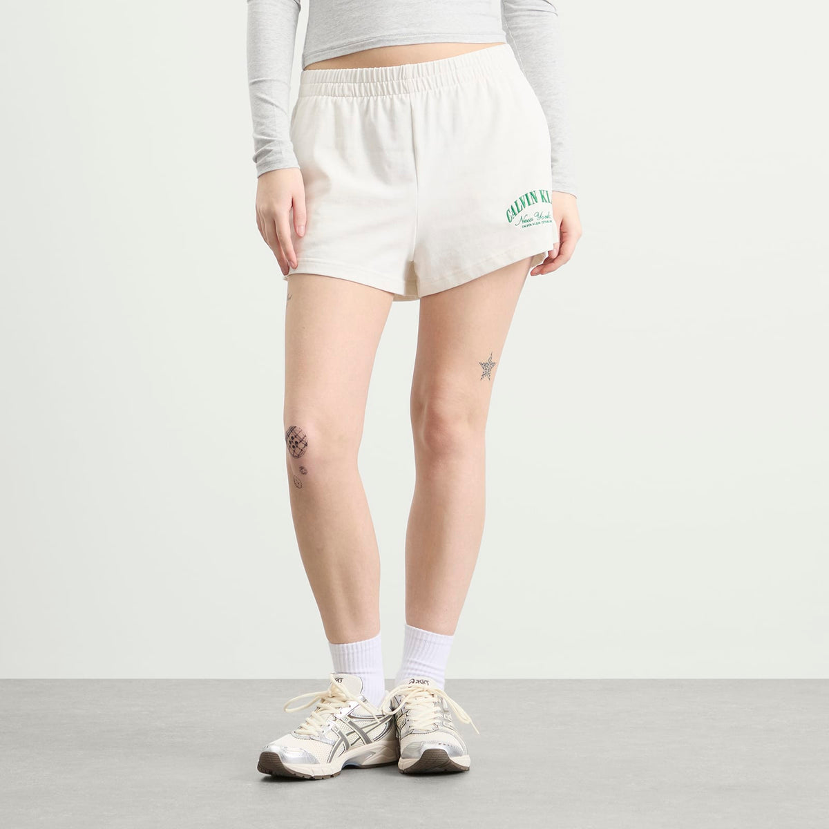 Calvin Klein Logo Cotton Jerset Short