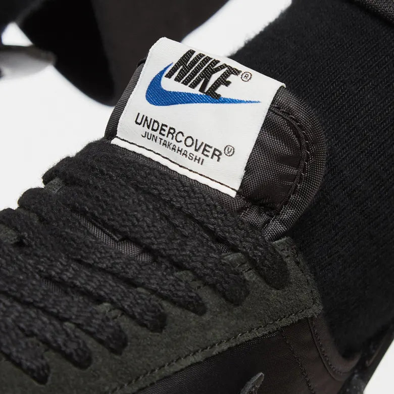 The tongue label of the Nike x Undercover Daybreak sneakers.