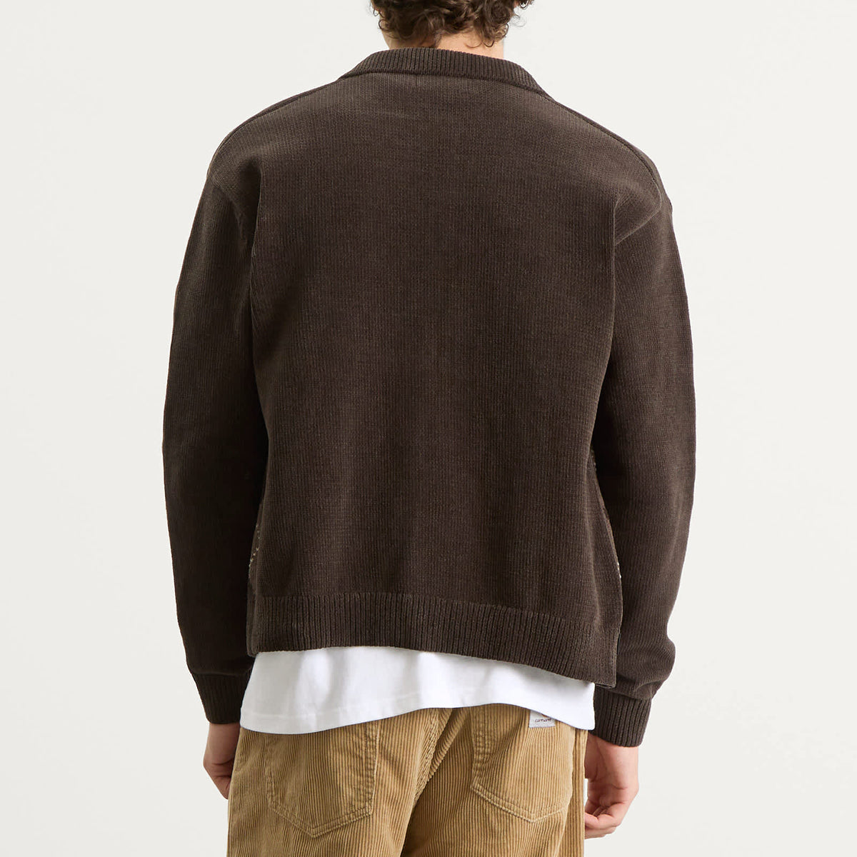 thisisneverthat Argyle Zip Knit Cardigan
