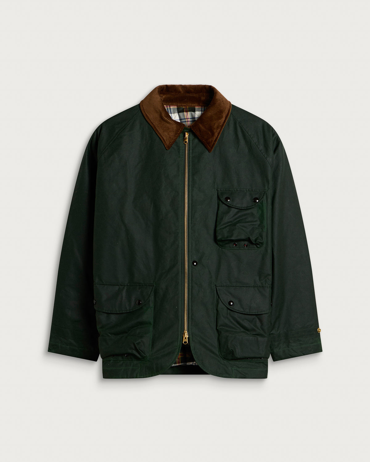 Drake's Waxed Coverall Jacket