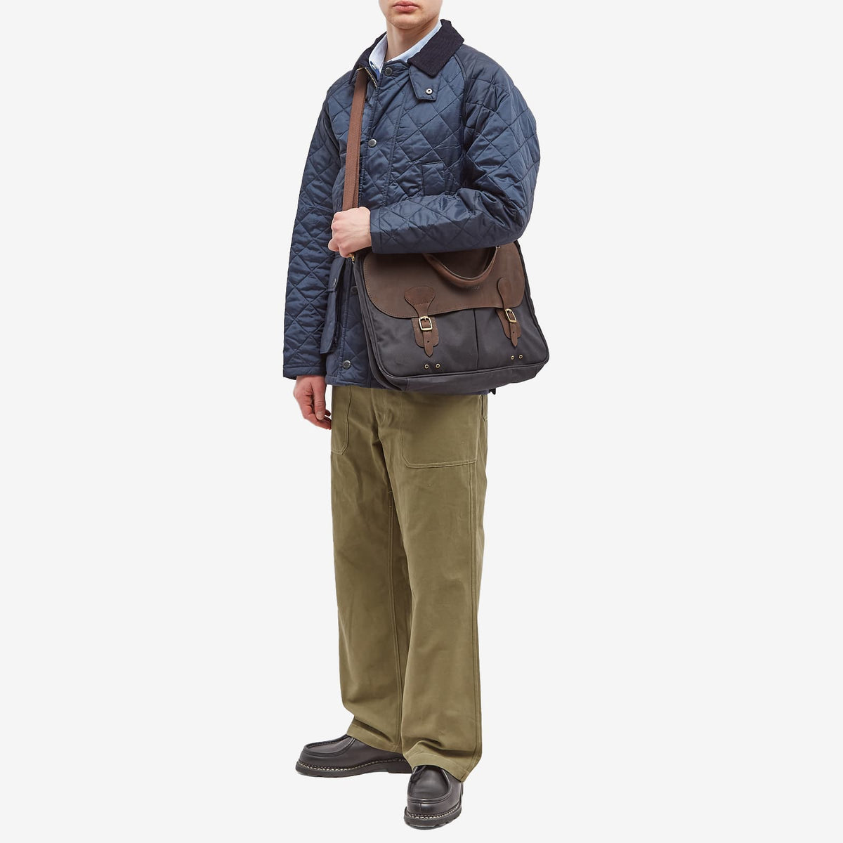 Barbour Wax Leather Briefcase