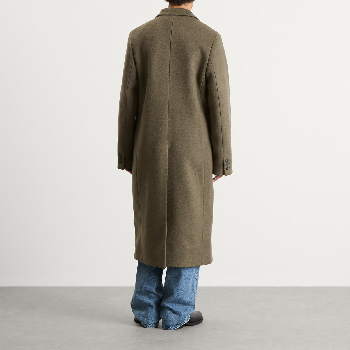 Our Legacy Robe Melton Wool Overcoat