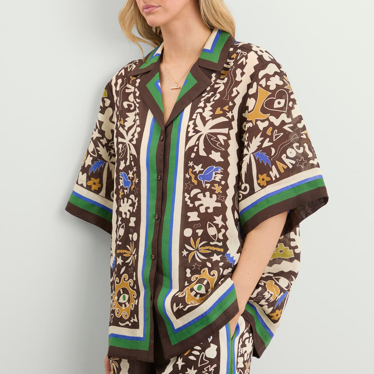ALÉMAIS Maroc Relaxed Shirt