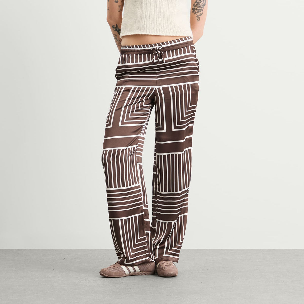4th & Reckless Amira Print Trousers