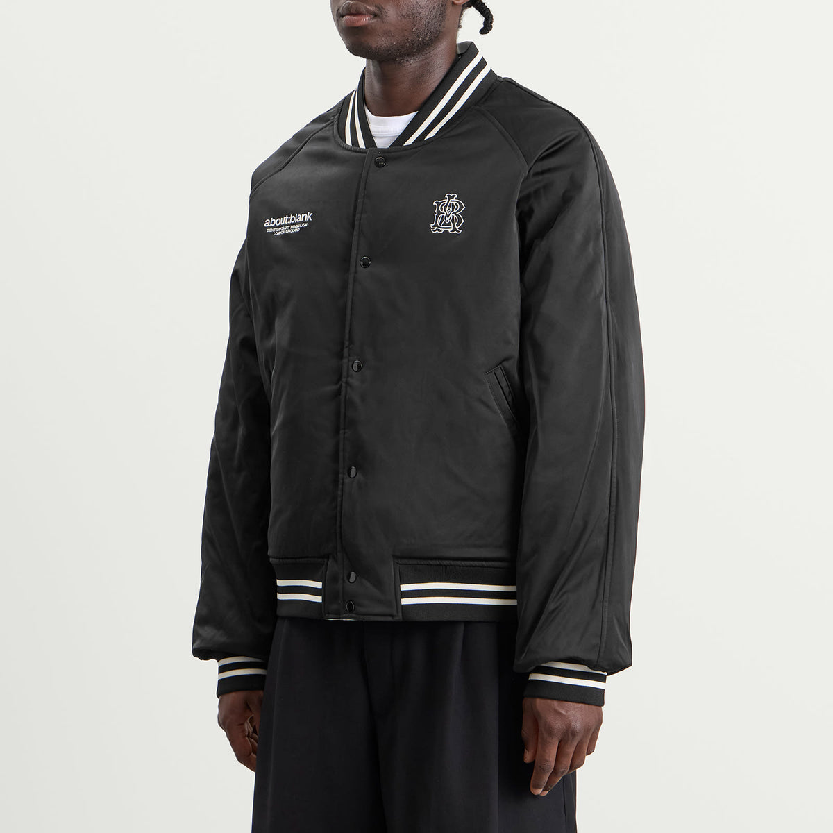 about:blank reversible Satin Jacket