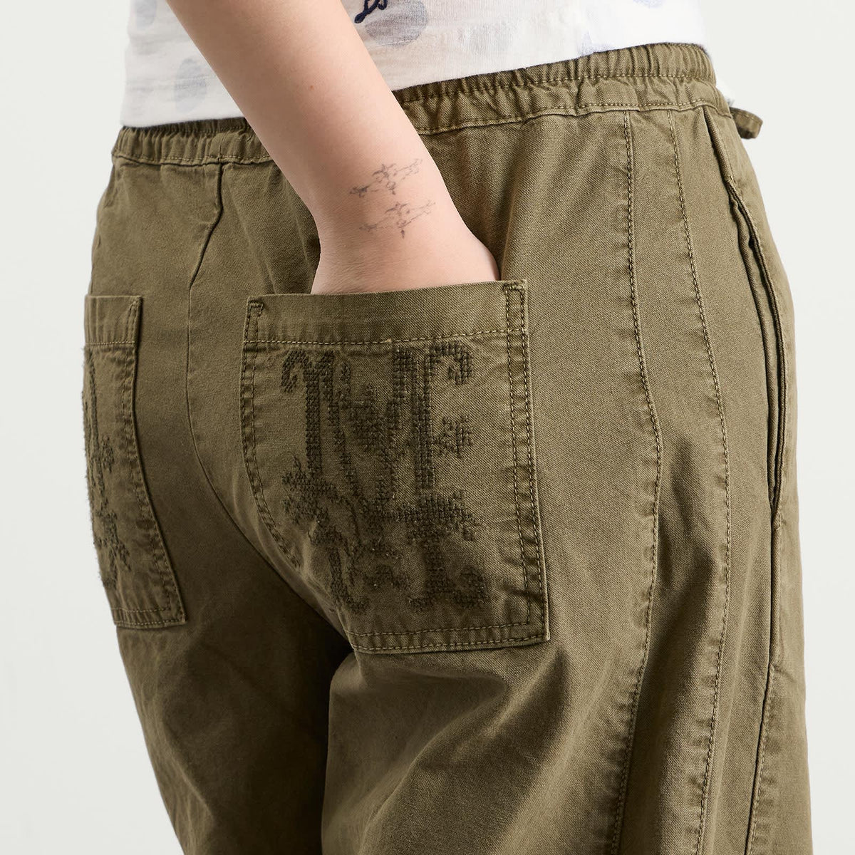 Damson Madder Felix Twill Trousers