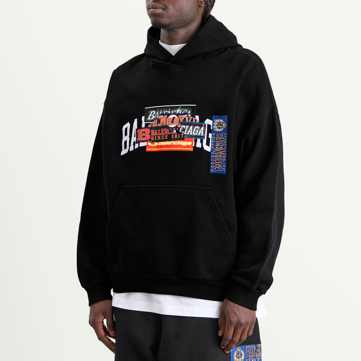Balenciaga Bumper Sticker Regular Fit Hoodie