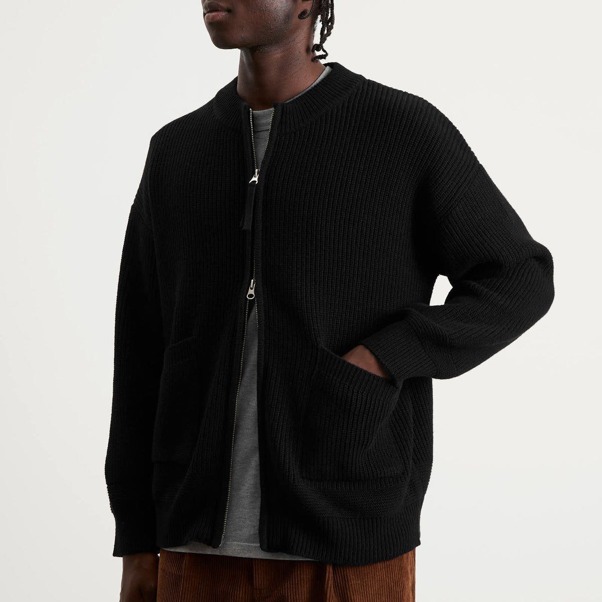 FrizmWORKS Wool Deck Zip Cardigan