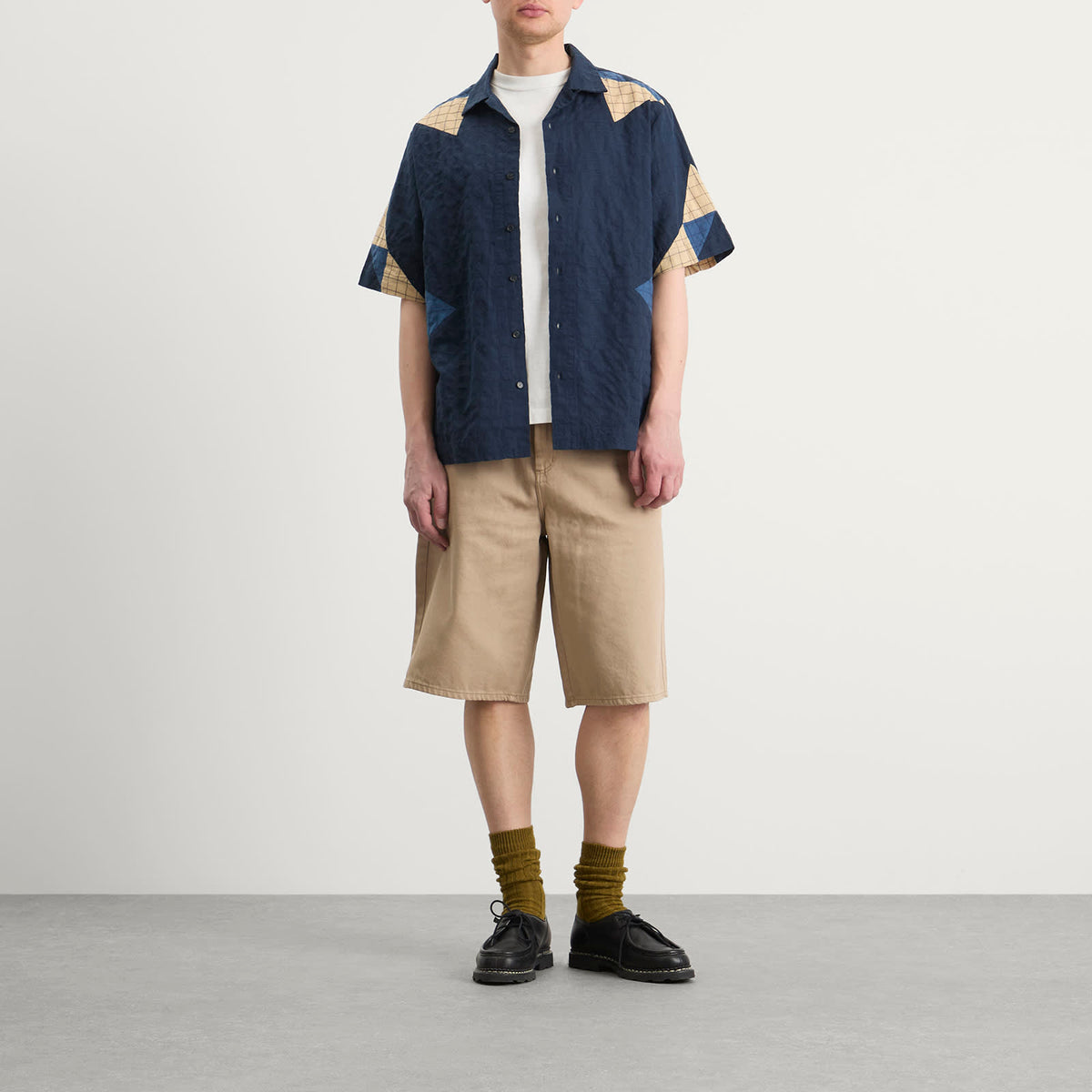 A.P.C. Patchwork Shirt Jacket