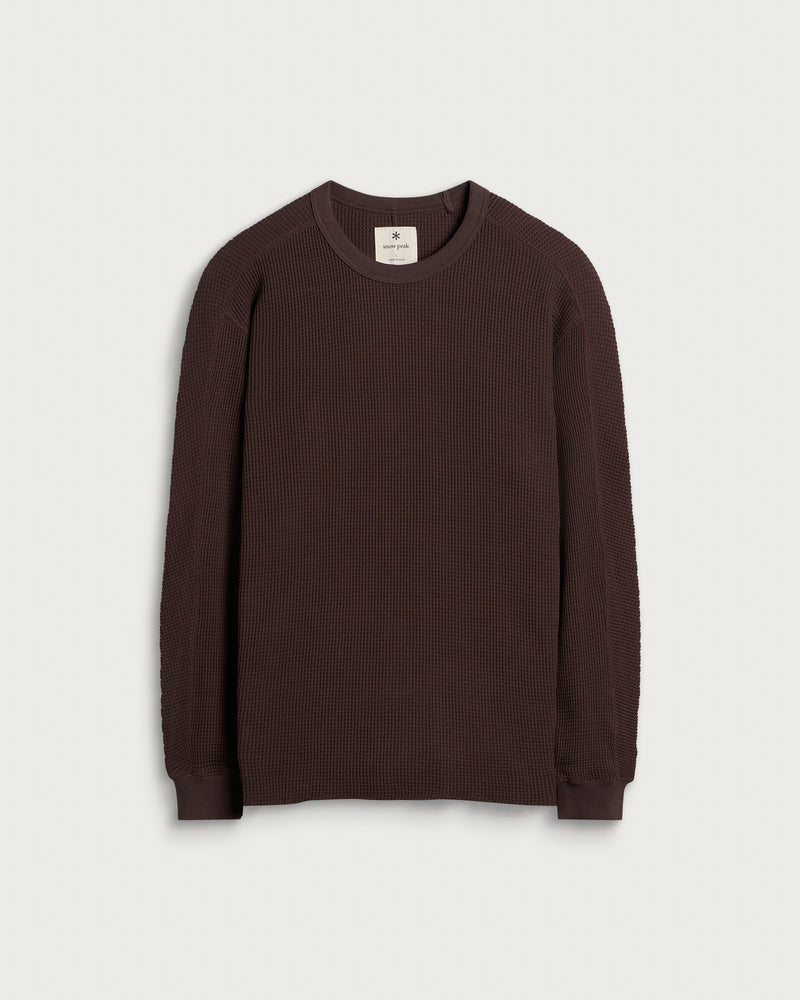 Snow Peak Heavyweight Waffle Pullover