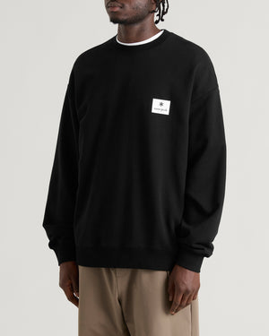 Snow Peak New Standard Square Logo Pullover Black – END.