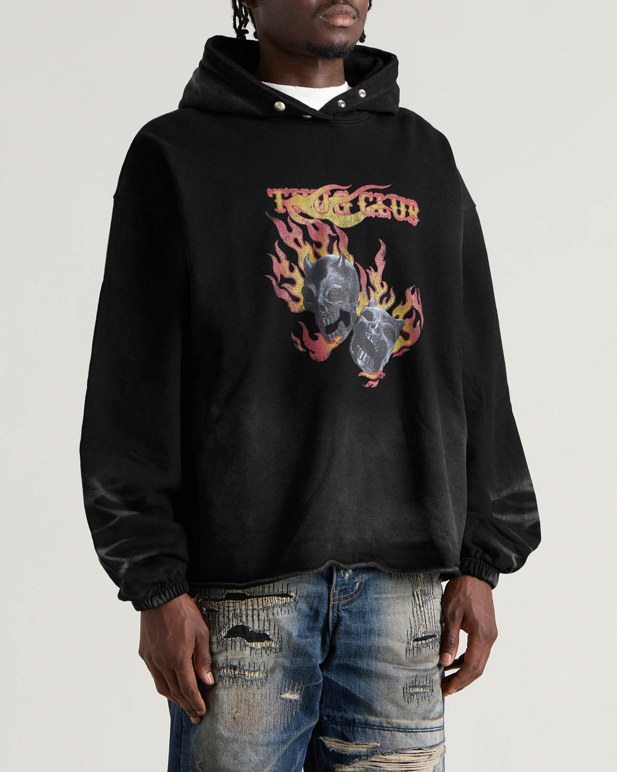 Thug Club Two Face Dirt Hoodie