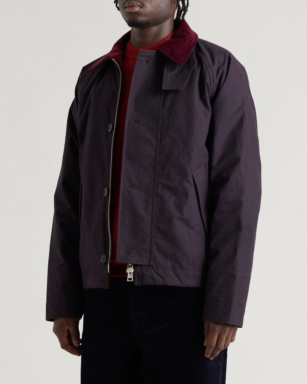 Norse Projects Holmen Wax Raglan Insulated Jacket