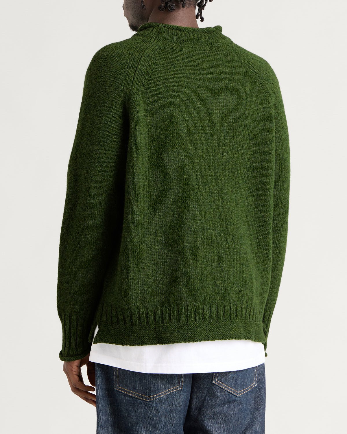 PITTARI Seti Heritage Lambswool Roll Collar Jumper
