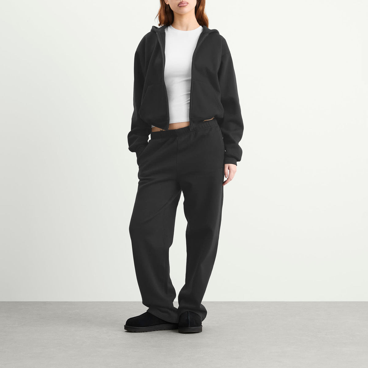 SKIMS Cotton Fleece Classic Straight Leg Pant