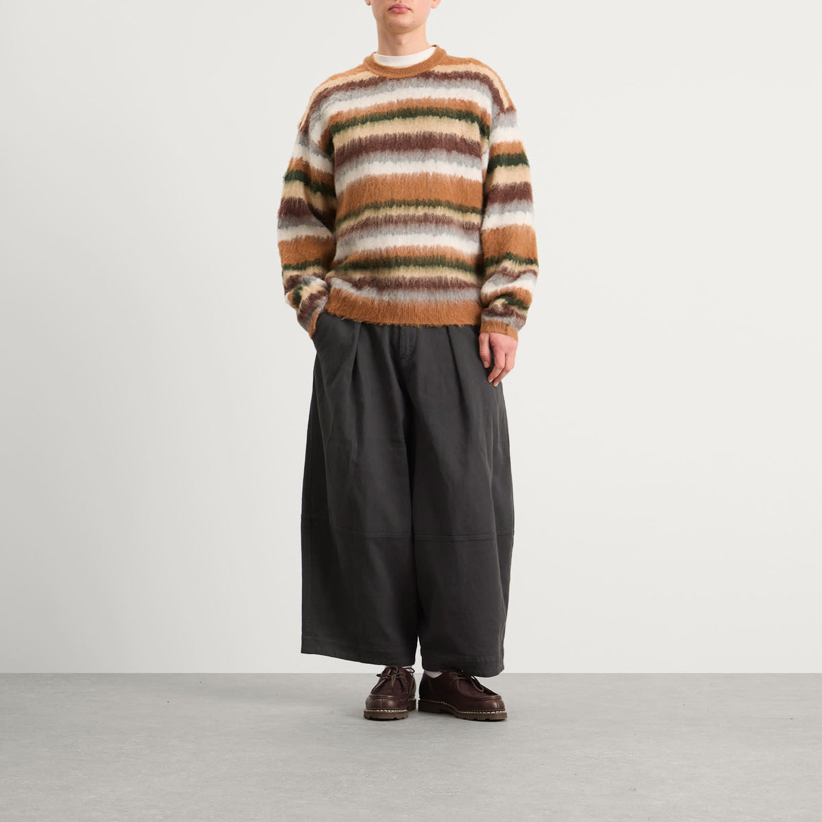 Bound Alpaca Brushed Stripe Jumper