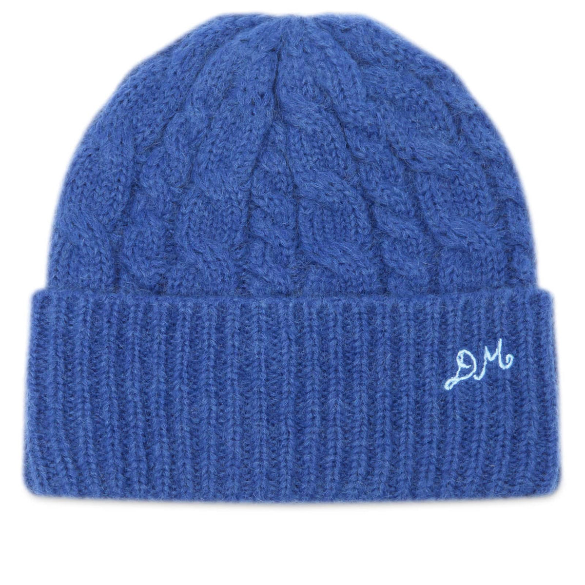 Damson Madder Cable Knit Beanie