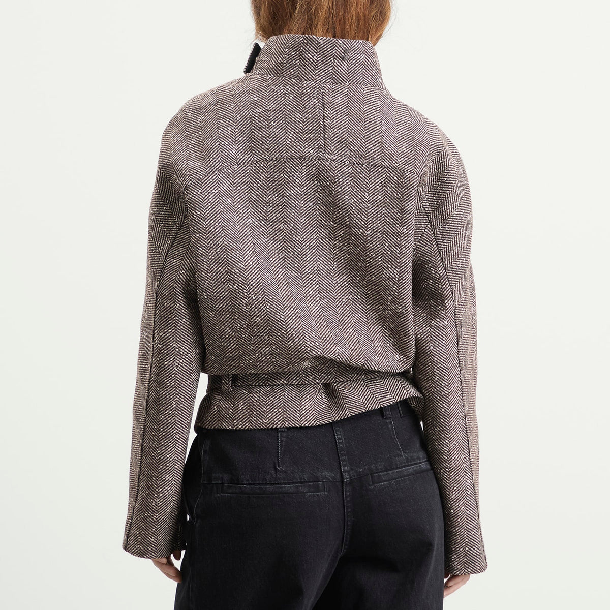 Entire Studios Contrast Aviator Jacket