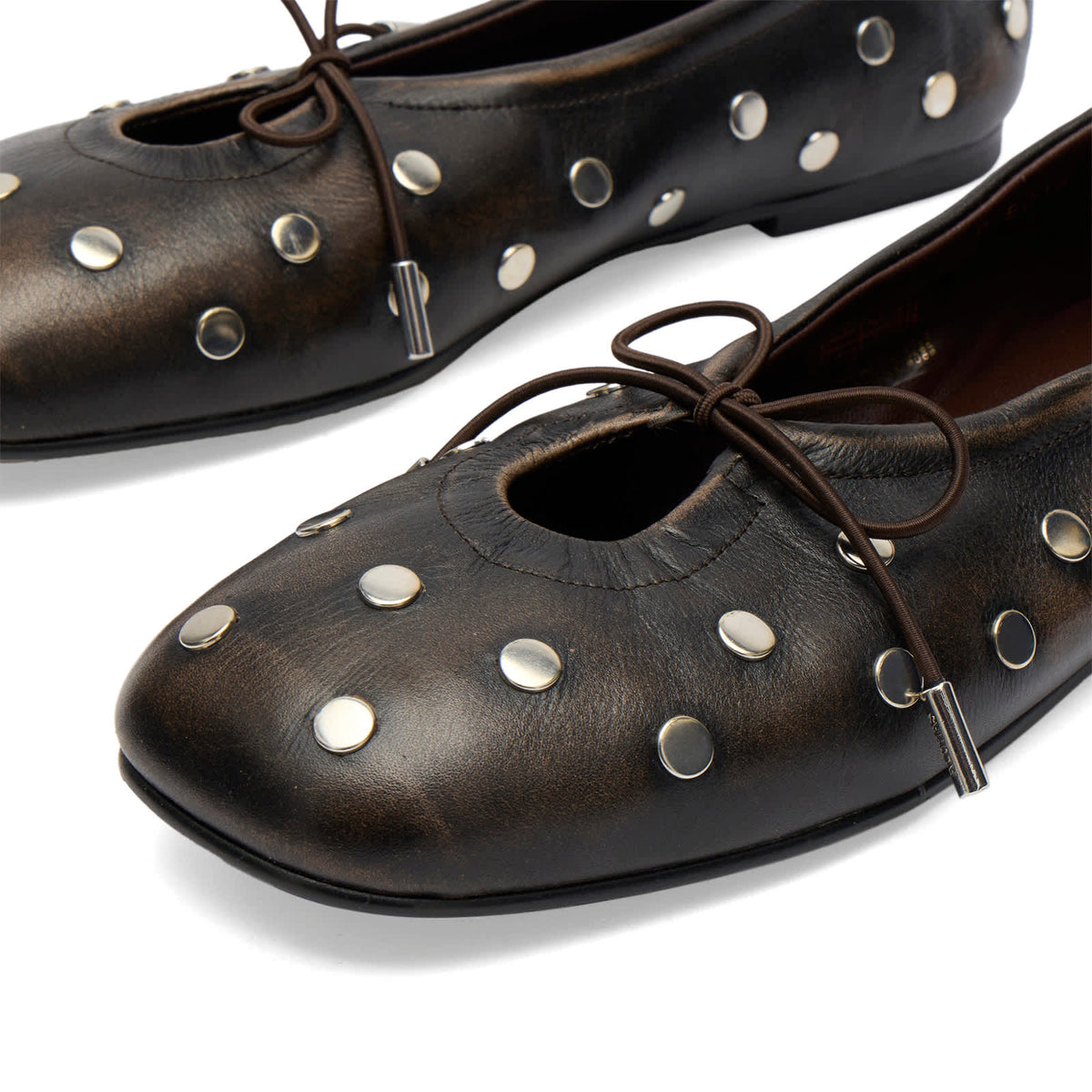 ALOHAS Rosalind All Studs Leather Ballet Flats