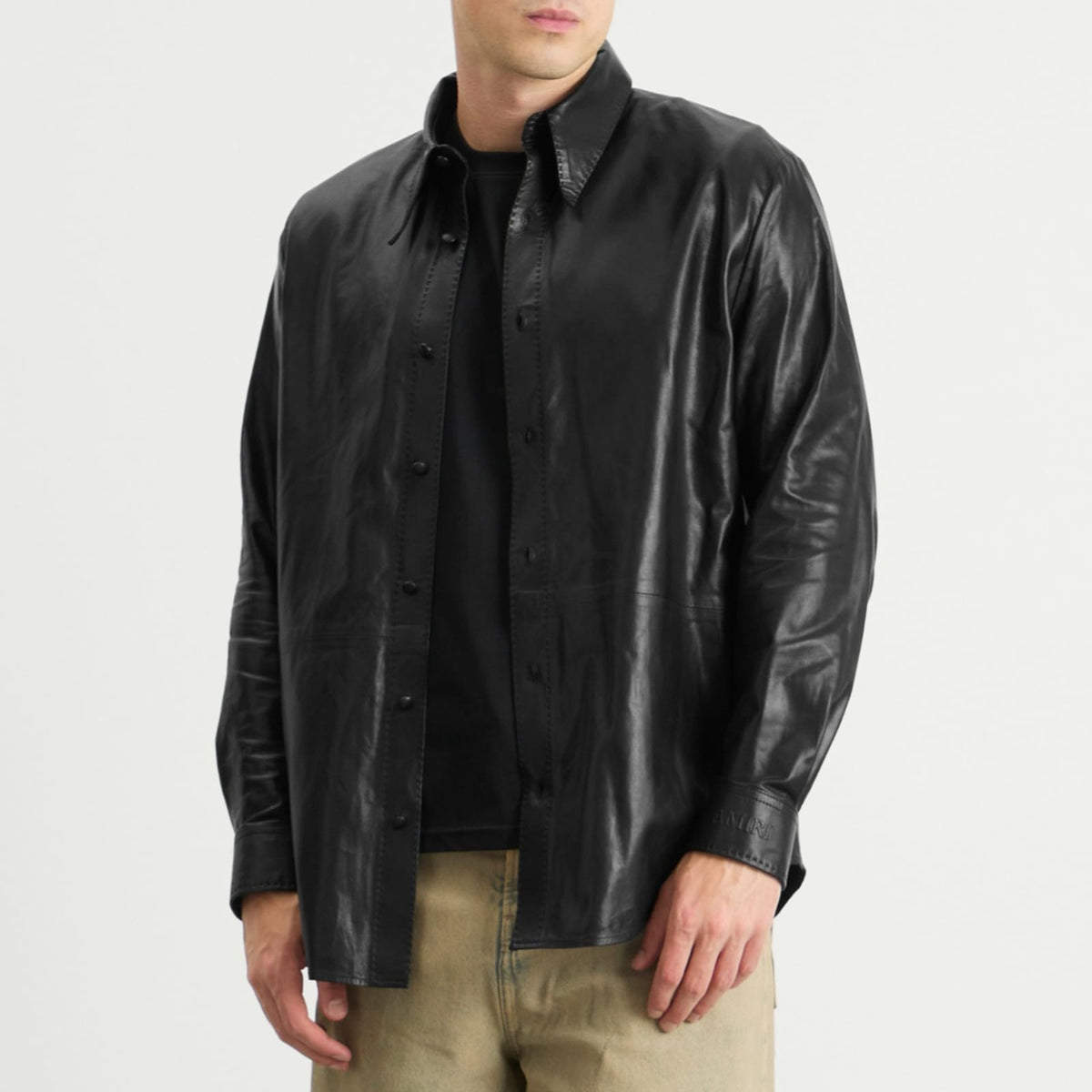 AMIRI Lightweight Leather Overshirt