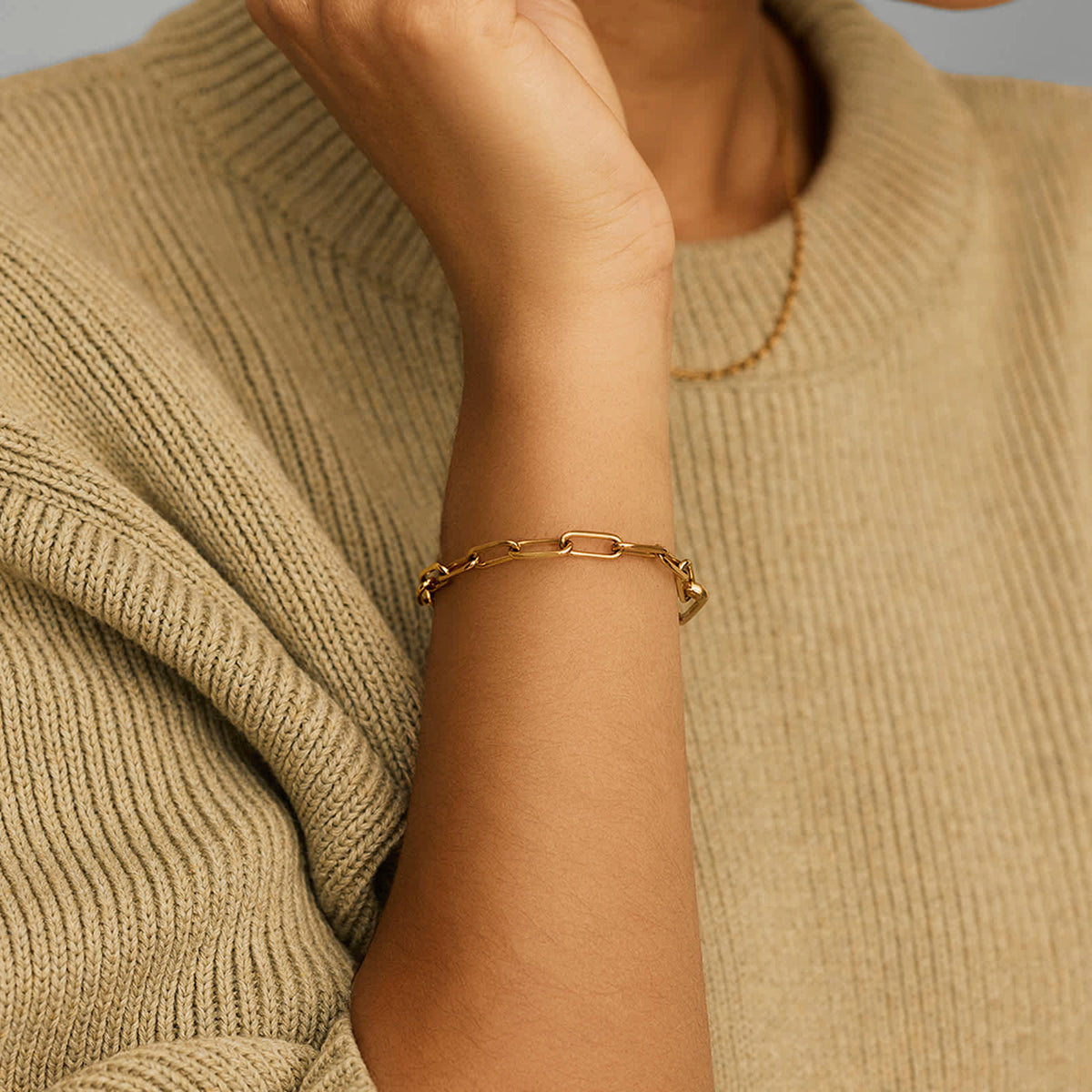 Missoma Classic Paperclip Chain Bracelet