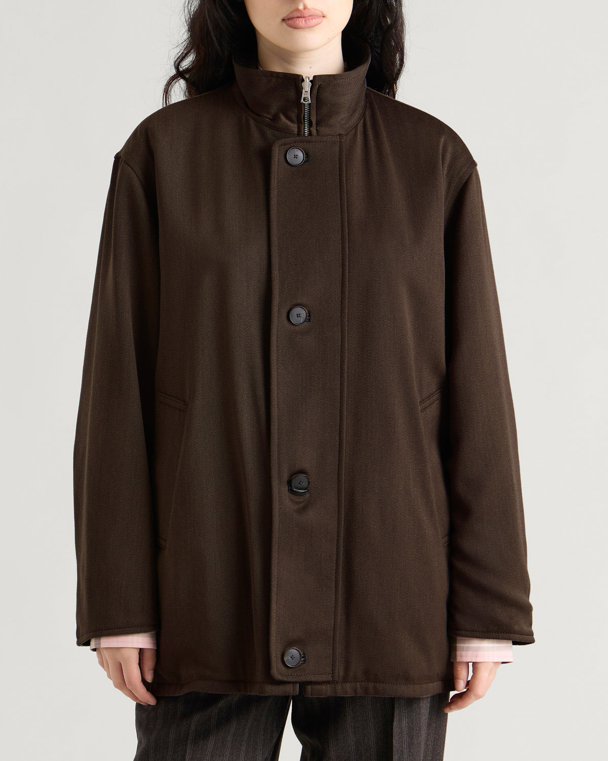 Auralee Reversible Coat