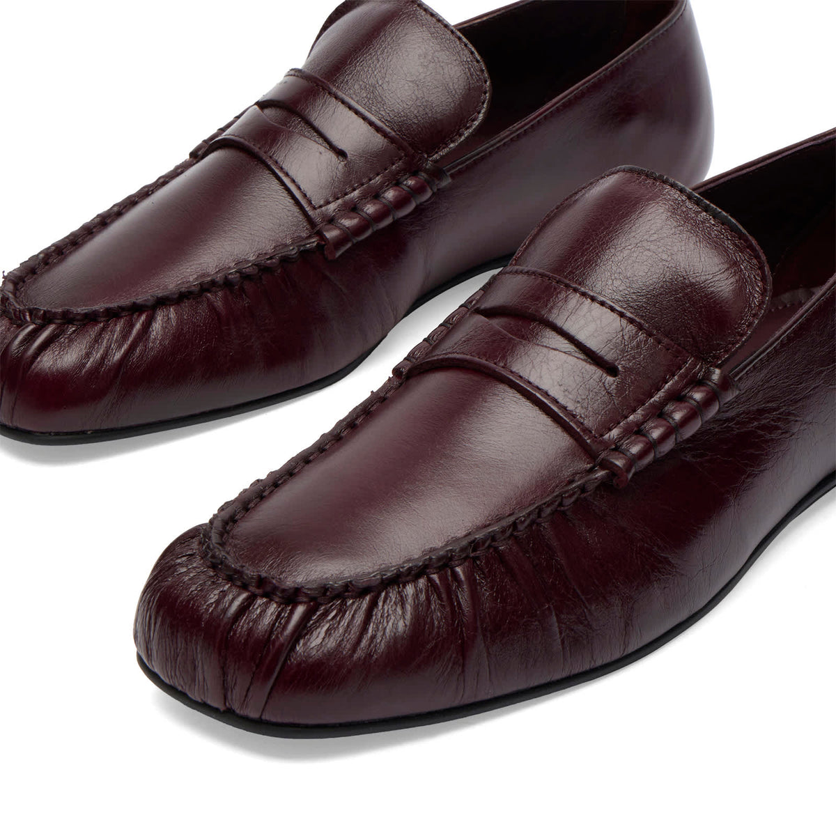 ALOHAS Aven Rift Leather Loafers