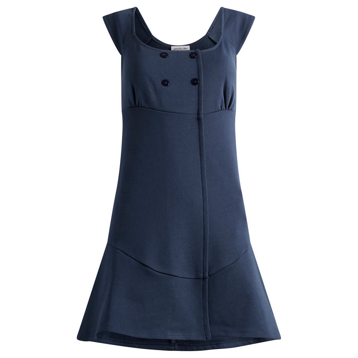 Peachy Den Joni Button Dress