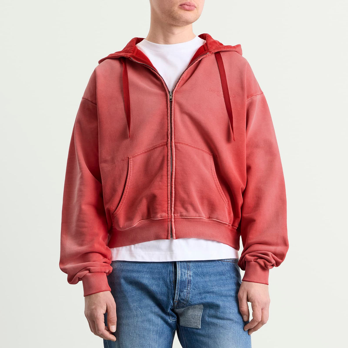 Maison Margiela Vintage Washed Shrunked Hoodie