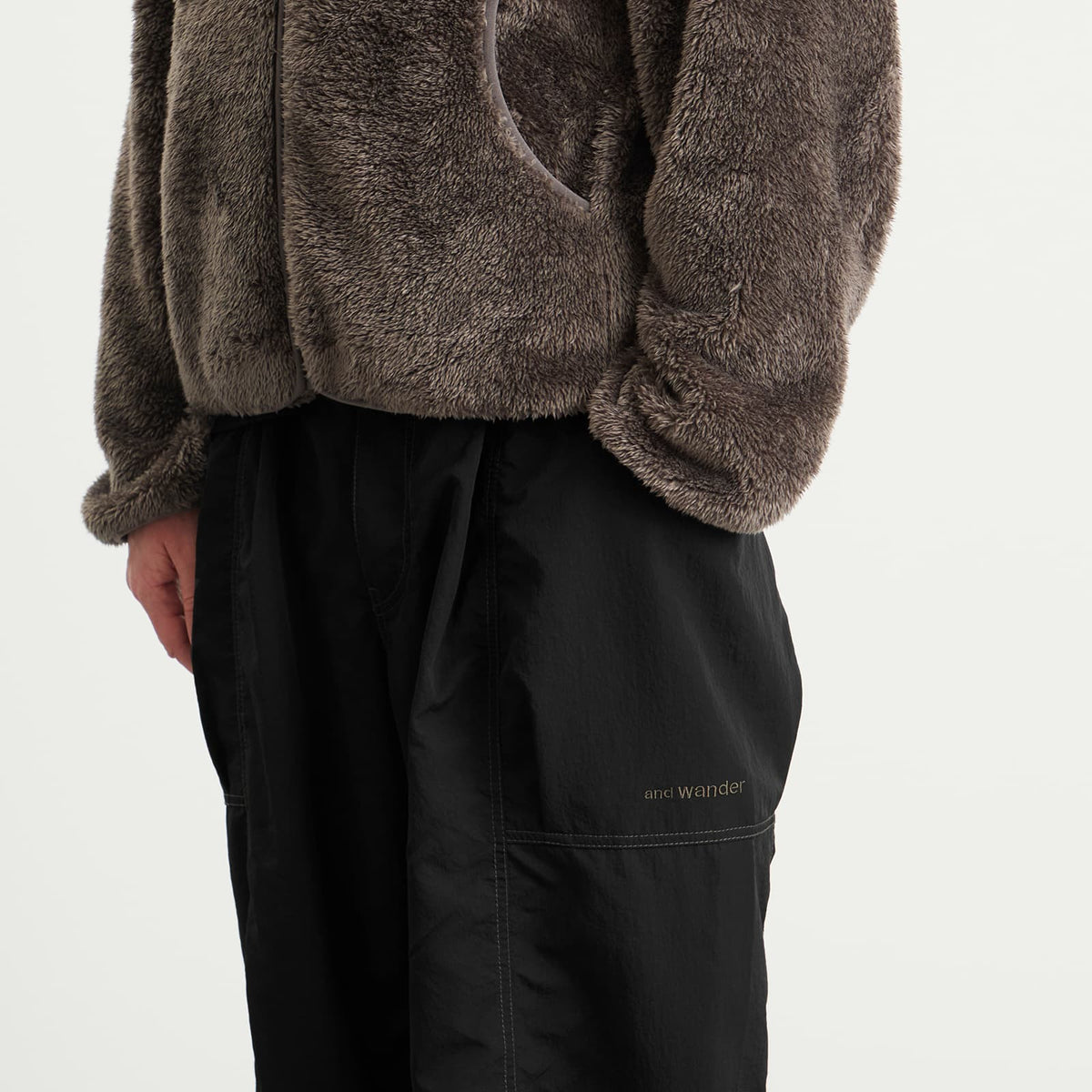 and wander Crinkled Nylon Trousers