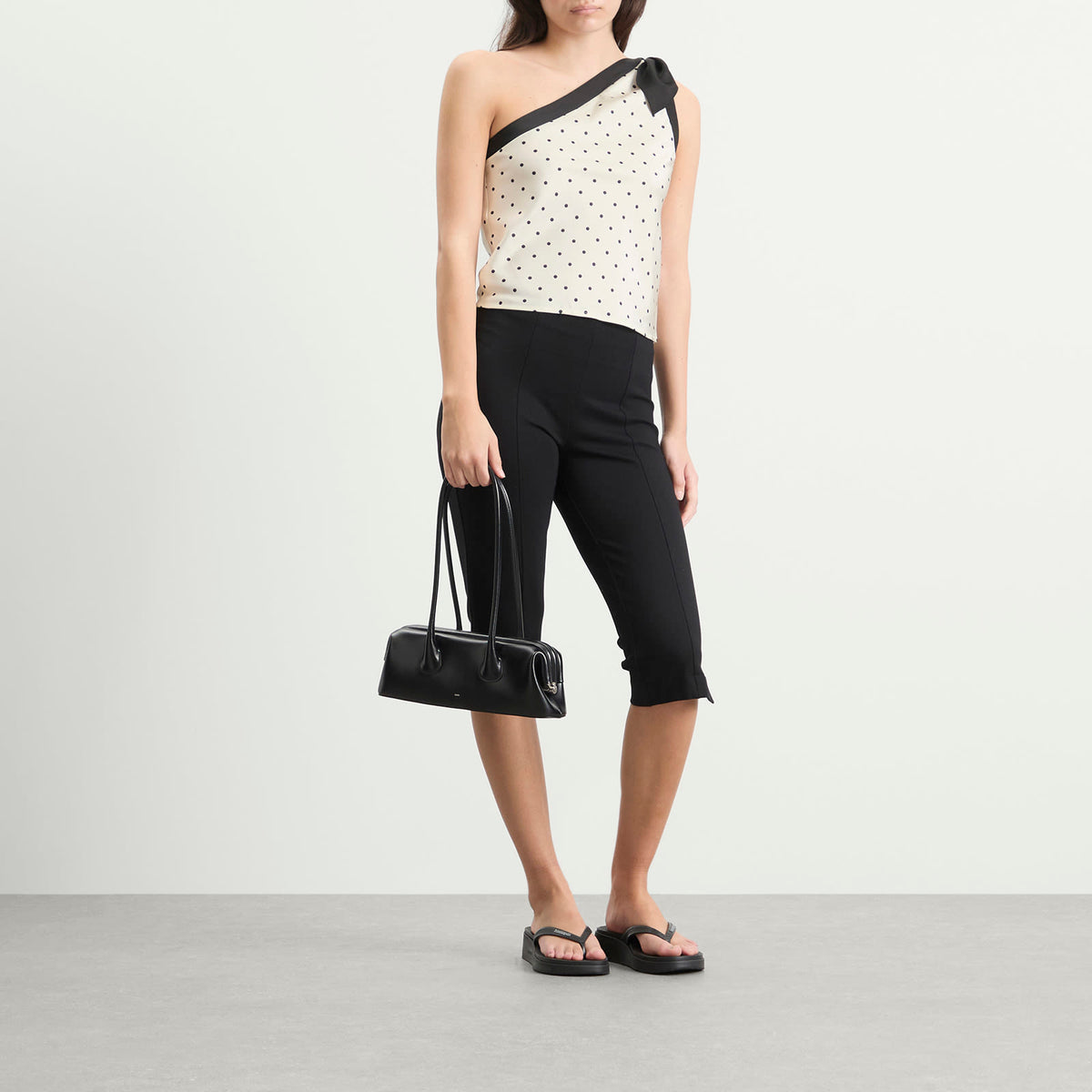 Kijun Polka Dot Scarf Top