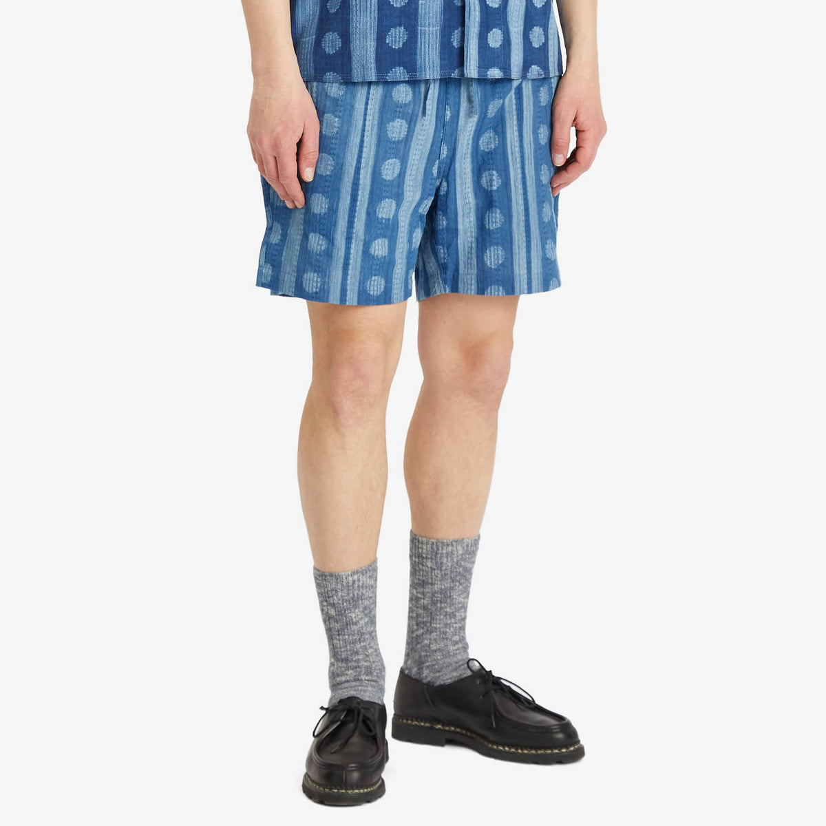 Kardo Shibori Dye Drawstring Shorts