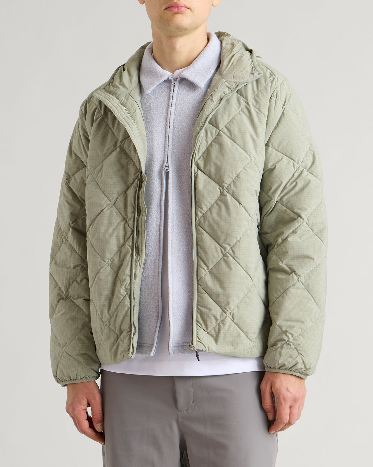 Hiking Patrol Base Grid LT Down Hooded Jacket