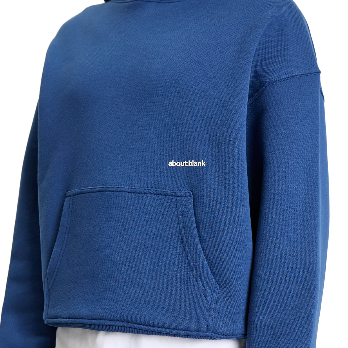about:blank Box Logo Hoodie