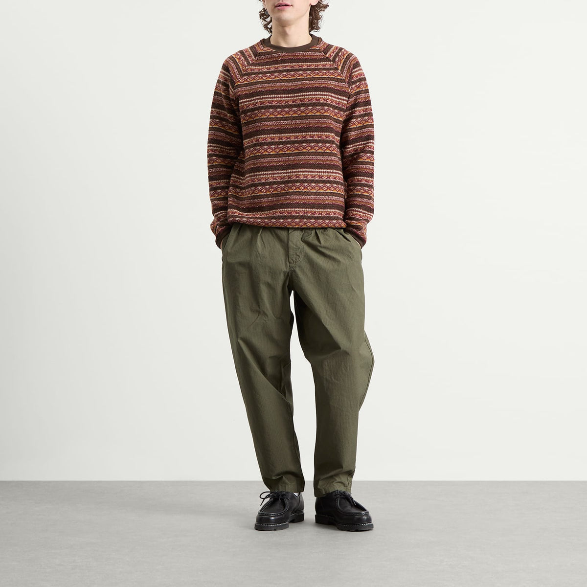 Kestin Junction Knitted Fairisle Sweatshirt