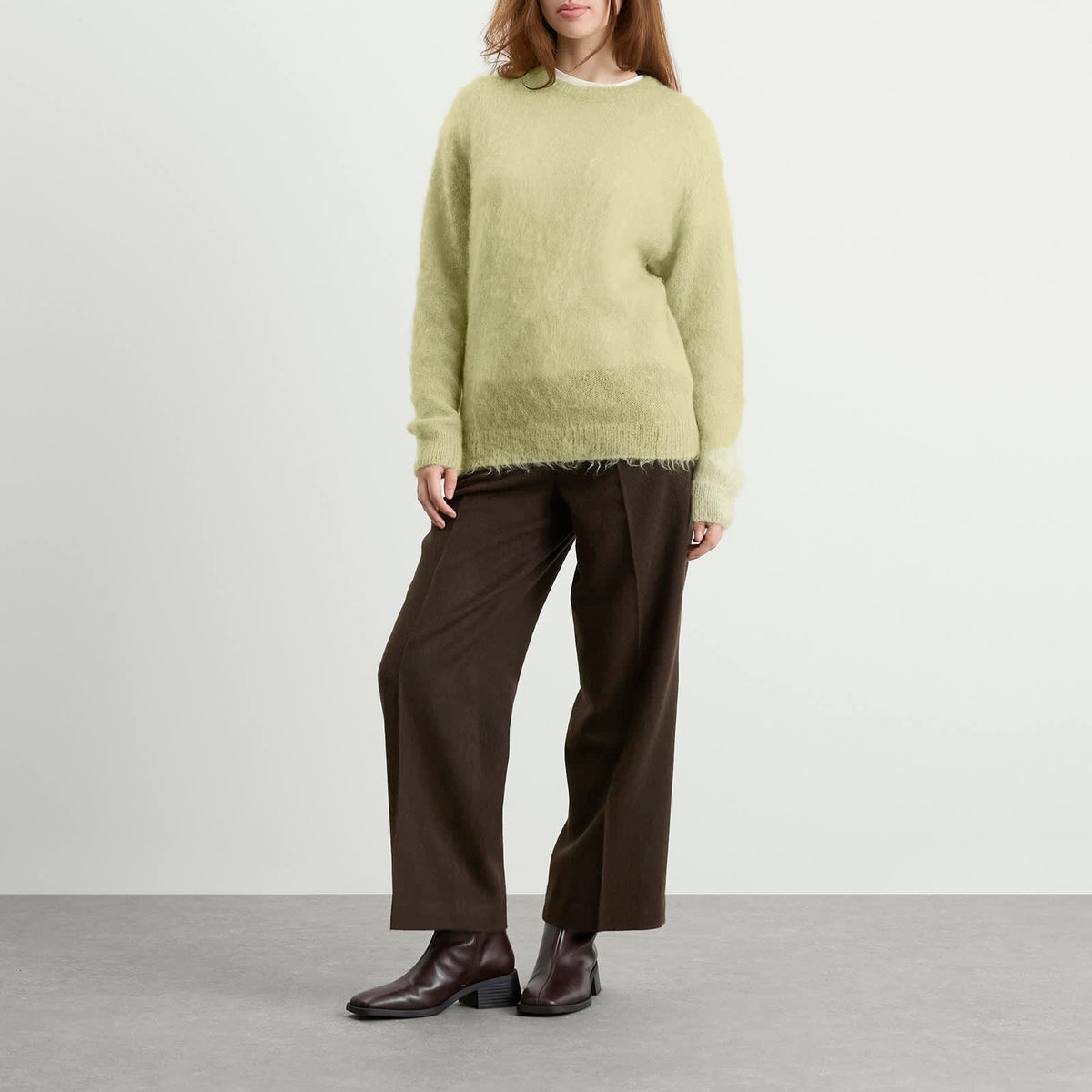 Auralee Mohair Knit Pullover