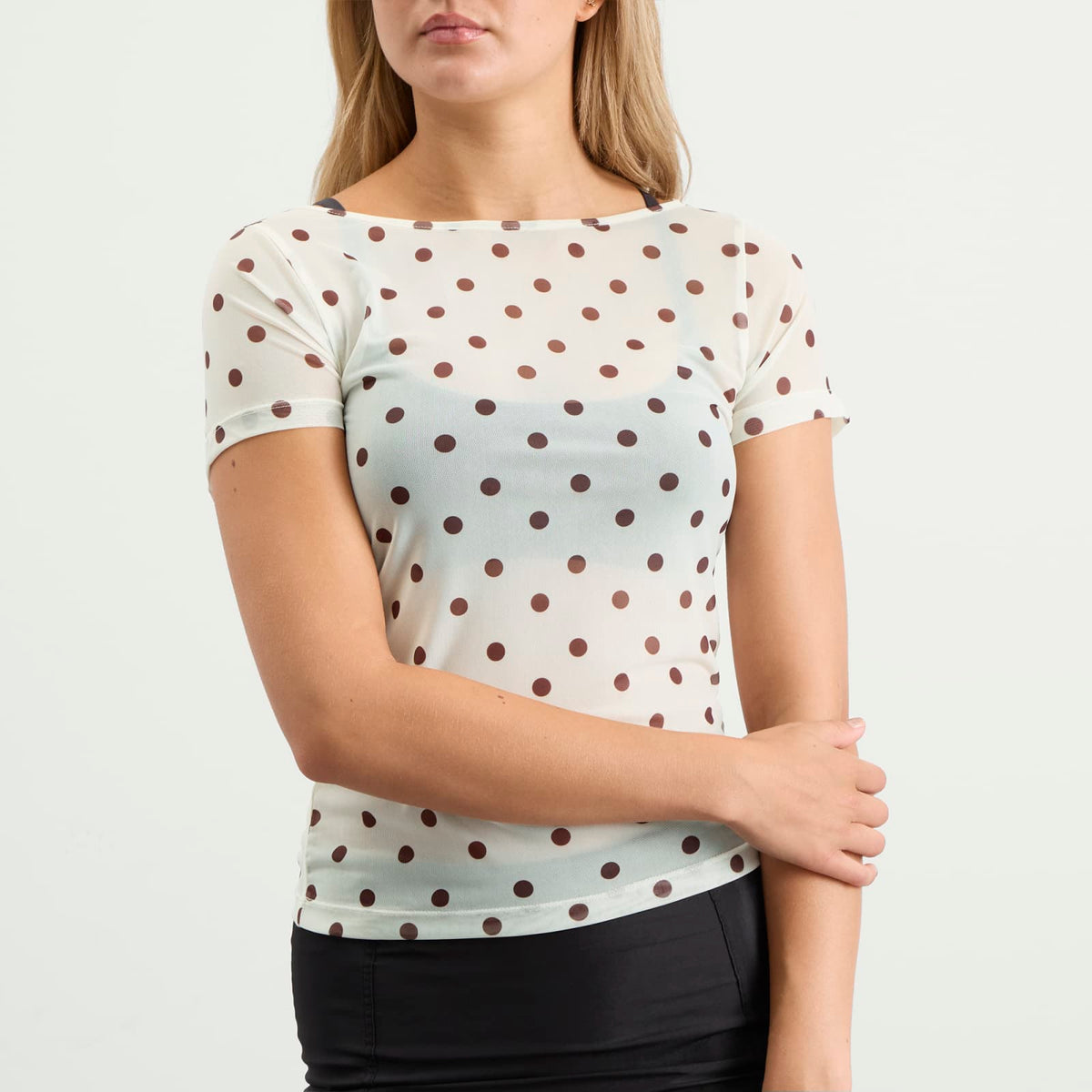 Hosbjerg Betty Short Sleeve Mesh Top - END. Exclusive