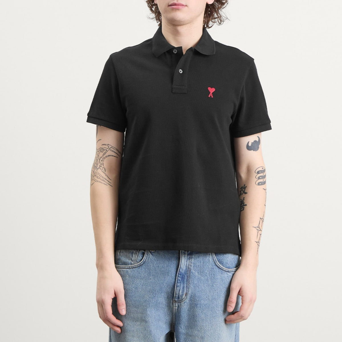 AMI Paris Small A Heart Polo