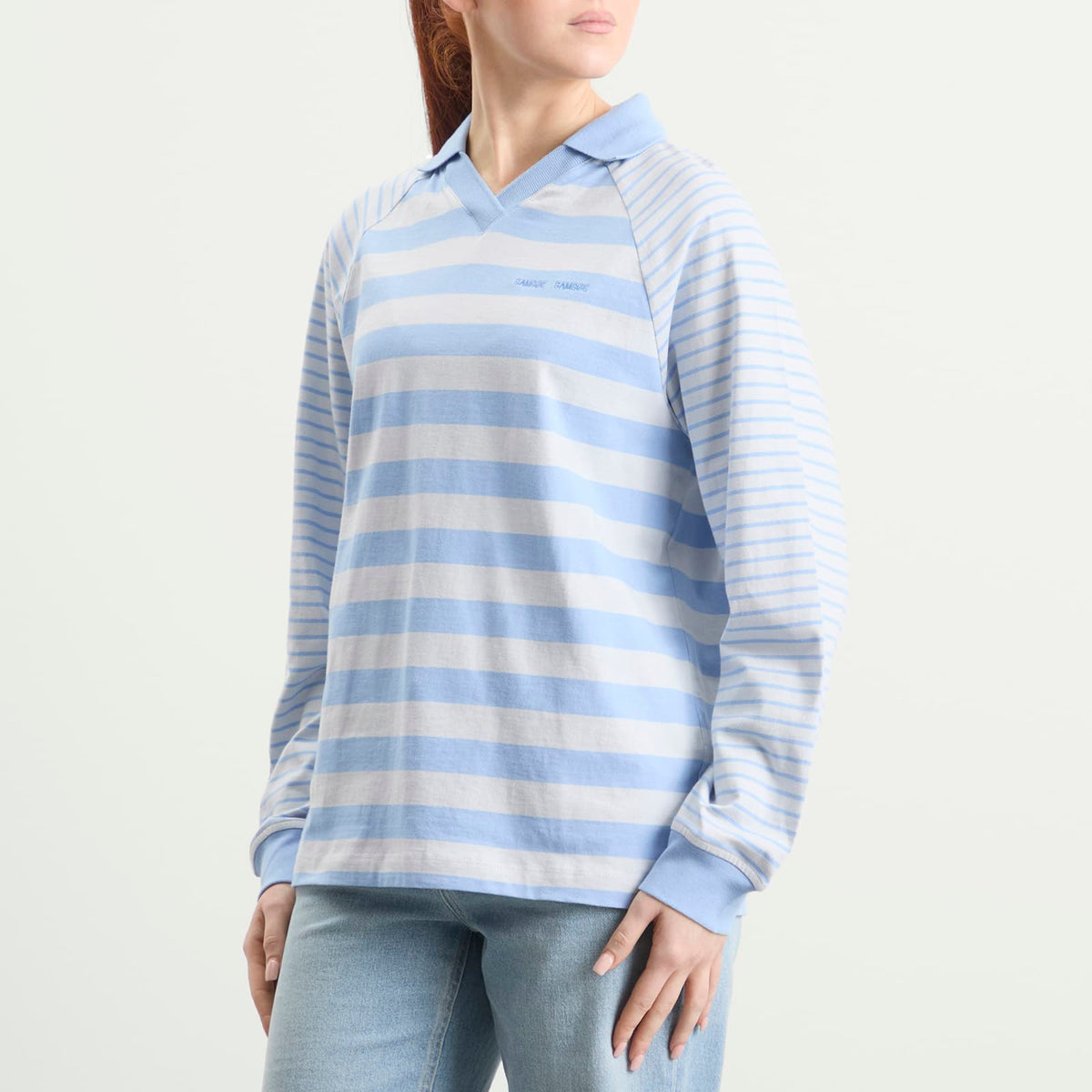 Samsøe Samsøe Saella Long Sleeve Polo Top