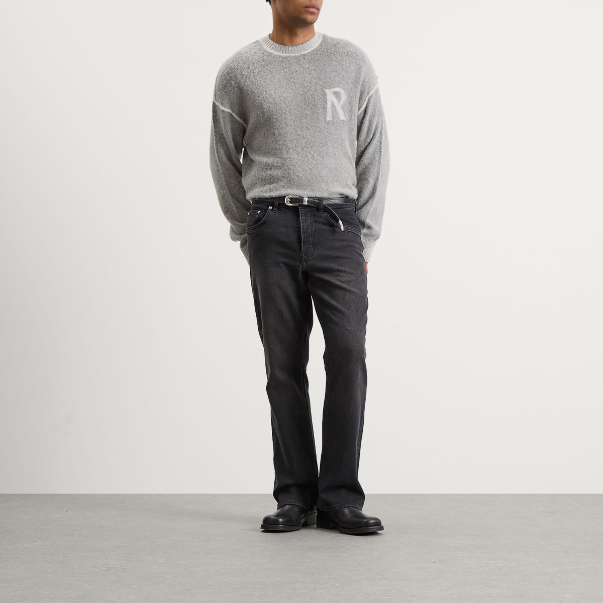 Represent Lightweight Alpaca Knit Jumper