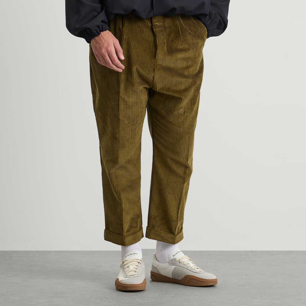 AMI Paris Corduroy Velvet Carrot Pants