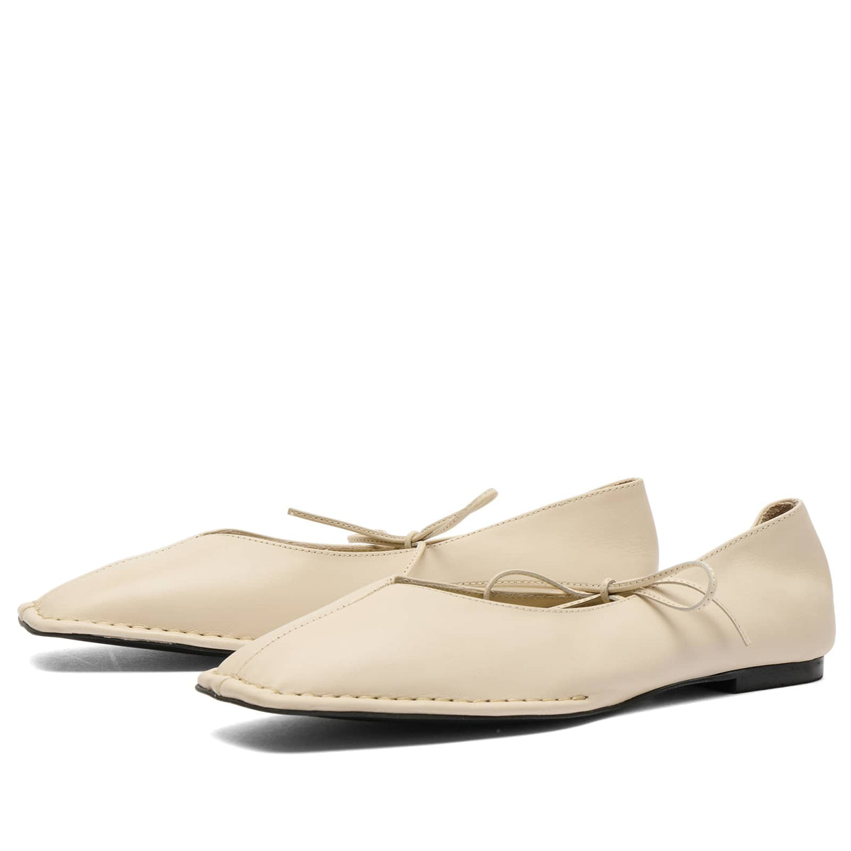 ALOHAS Sway Leather Ballet Flats