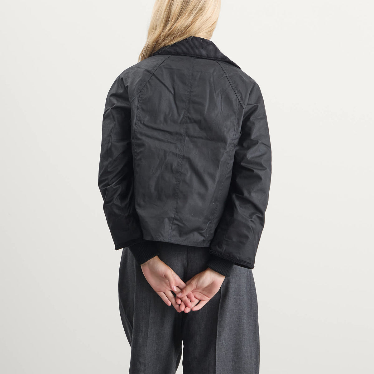 Barbour Cropped Beadnell Wax Jacket