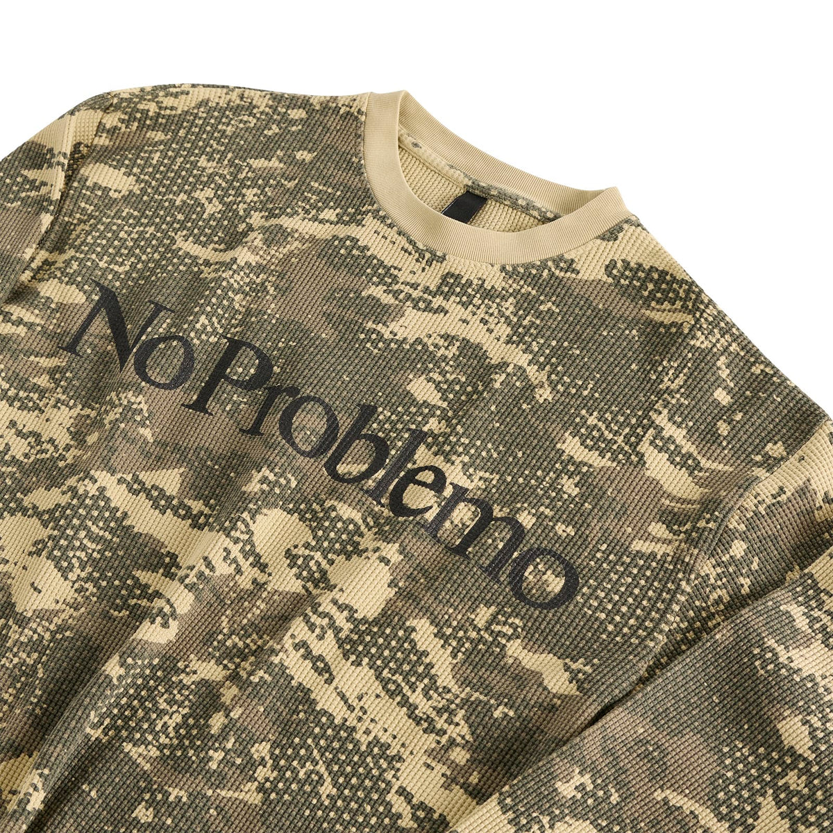 No Problemo Forest Waffle LS Tee